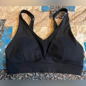 ZYIA Adjustable Mesh Black Sports Bra